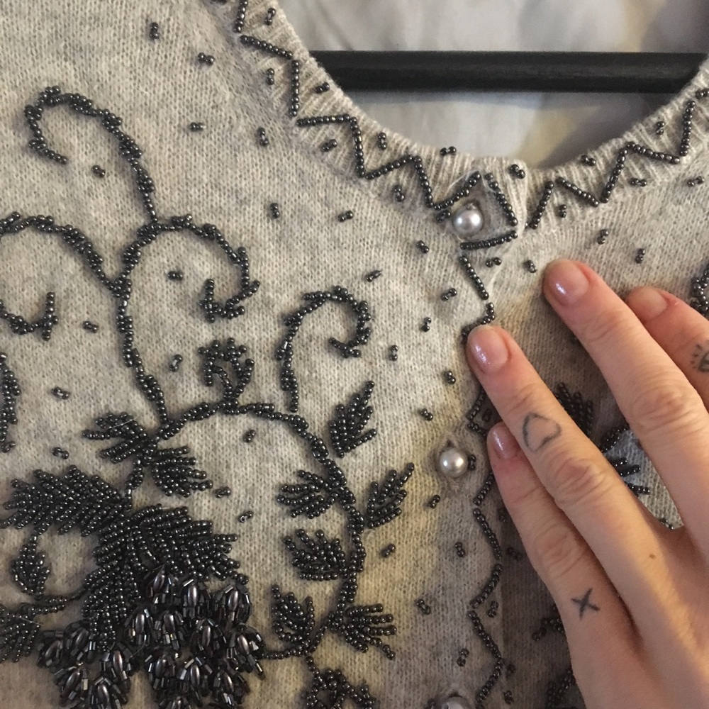 Vintage Beaded Cardigan - Picture 11 of 16